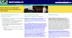 Desktop Screenshot of marketsolutionsllc.com