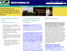 Tablet Screenshot of marketsolutionsllc.com